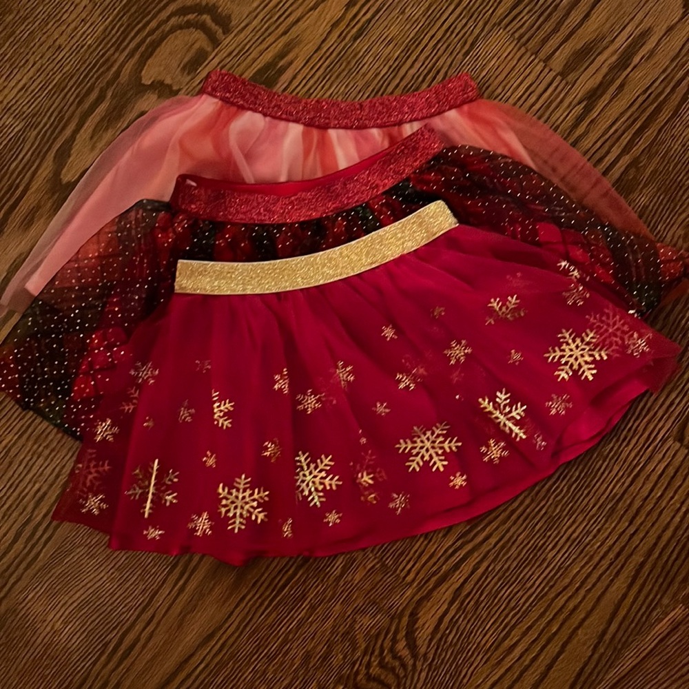 3 Christmas skirts